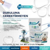 Gümüş İyonlu 2'li Hasta Hijyen Saç Yıkama Bonesi ve Vücut Temizleme Kesesi Temizlik Seti thumbnail 6