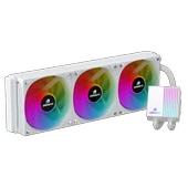 GameBooster PRIME P360W Rainbow 360mm Beyaz İşlemci Sıvı Soğutucu thumbnail 1