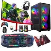 Turbox Tx5134 Intel Core i5 8400 16GB Ram 512GB SSD 4GB RX550 GDDR5 23.6 100Hz Curved Oem Paket thumbnail 1