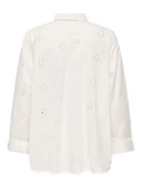 Only 15360467 Kadin Gomlek - Ekru thumbnail 5