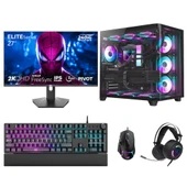 Dragos DRx7894 Ryzen 7 9800X3D 32GB DDR5 2TB GEN4 NVMe 16GB RTX5070Ti 27 İnç 240Hz 1ms QHD Oyuncu Hazır Sistem - 1