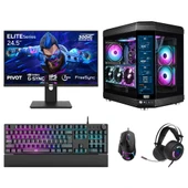 Dragos DRx7906 Ryzen 7 9800X3D 32GB DDR5 2TB GEN4 NVMe 16GB RTX5080 24.5 İnç 300Hz 1ms Oyuncu Hazır Sistem - 1