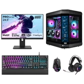 Dragos DRx7858 Ryzen 7 7800X3D 32GB DDR5 2TB GEN4 NVMe 12GB RTX5070 24.5 İnç 200Hz 1ms Oem Paket thumbnail 1