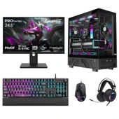 Dragos DRx7619 Ryzen 5 5600 32GB 1TB NVMe 8GB RTX5060 24.5 İnç 200Hz 1ms Oem Paket thumbnail 1