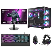 Dragos DRx7869 Ryzen 7 7800X3D 32GB DDR5 2TB GEN4 NVMe 12GB RTX5070 27 İnç 200Hz 1ms Oem Paket thumbnail 1