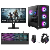 Dragos DRx7843 Ryzen 7 7700 32GB DDR5 1TB NVMe 12GB RTX5070 24.5 İnç 500Hz 1ms Oem Paket thumbnail 1