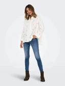 Only 15360467 Kadin Gomlek - Ekru thumbnail 3