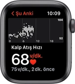 Apple Watch SE GPS + Cellular 40mm Uzay Grisi Alüminyum Kasa ve Spor Kordon Akıllı Saat (Apple Türkiye Garantili) - 5