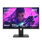 Dragos ELITESeries E245FHD300 1ms FHD 300Hz 1920x1080 24.5 İnç FreeSync G-Sync IPS Pivot Oyuncu Monitörü - 1
