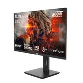 Dragos ELITESeries E245FHD500 1ms FHD 500Hz 1920x1080 24.5 İnç FreeSync G-Sync IPS Pivot Oyuncu Monitörü - 3