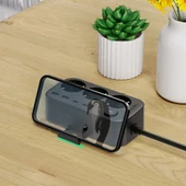 3680W Akım ve çocuk korumalı 2-USB A 2-TYPE C girişli duvar aparatlı - 4