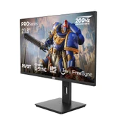Dragos PROSeries P238FHD200 1ms FHD 200Hz 23.8 İnç FreeSync G-Sync IPS Pivot Oyuncu Monitörü - 3