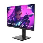 Dragos ELITESeries E245FHD300 1ms FHD 300Hz 1920x1080 24.5 İnç FreeSync G-Sync IPS Pivot Oyuncu Monitörü - 3