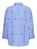 Only 15344336 Kadin Gomlek - Mavi Lacivert thumbnail 6