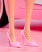 Barbie The Movie Pembe Bereli Barbie Bebek JBJ53 - 5