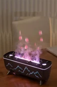 EXENAR Hava Nemlendirici ve Yağ Difüzörü - Aromaterapi Makinesi - 3 Renk Led Işık thumbnail 2
