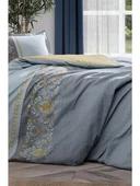 Özdilek Çift Kişilik Ranforce Brodats Nevresim Takımı - Antrasit 3715 - 2