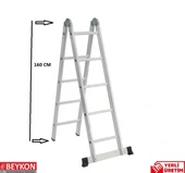 5+5 BASAMAKLI ALÜMİNYUM KATLANABİLİR MERDİVEN thumbnail 1