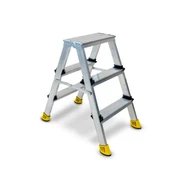 BEYKON 3+3 Gold Çift Çıkışlı Alüminyum Merdiven thumbnail 1