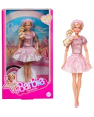 Barbie The Movie Pembe Bereli Barbie Bebek JBJ53 - 1