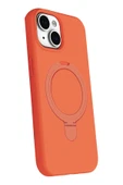 Apple iPhone 15 Regal Mgsafe Standlı Silikon Kapak - 3
