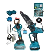 HSGL HKT Akülü Budama Testere Set 21V Şarjlı Zincirli Testere Güçlü Motor Taşıma Çantalı thumbnail 1