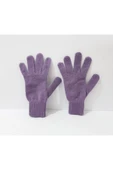 renkli çiçekler Kadın Eldiven Mor Renk Kadın Eldiveni - 1