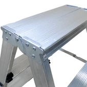 BEYKON 3+3 Gold Çift Çıkışlı Alüminyum Merdiven thumbnail 5