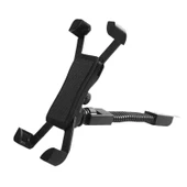 Motosiklet Telefon Tutucu Ayna Montajlı  Motosiklet Dikiz Aynası Telefon Tutucu - 7