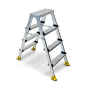 Beykon 4+4 Gold Çift Çıkışlı Alüminyum Merdiven thumbnail 1