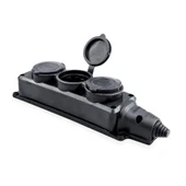 SGS MONOFAZE KAUÇUK ÜÇLÜ PRİZ (1*16A) SGS3500*6X - 1