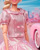 Barbie The Movie Pembe Bereli Barbie Bebek JBJ53 - 4