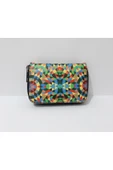renkli çiçekler Kadın Cüzdan Mini Desenli Kadın Cüzdanı thumbnail 3