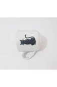 Güral Porselen 350 ML Çay Kahve Su Kupası Kedi Desenli Porselen Kupa thumbnail 3