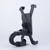 Motosiklet Telefon Tutucu Ayna Montajlı  Motosiklet Dikiz Aynası Telefon Tutucu - 4