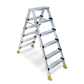 Beykon 6+6 Gold Çift Çıkışlı Alüminyum Merdiven thumbnail 1