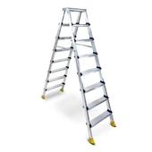 Beykon 8+8 Gold Çift Çıkışlı Alüminyum Merdiven thumbnail 1