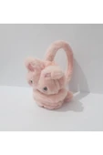 renkli çiçekler Peluş Kulaklık Tavşan Figürlü Çocuk Kulaklığı thumbnail 1