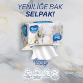 El ve Yüz Havlusu Kutulu Mermer Desen 80 Yaprak - 4