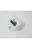 Güral Porselen 350 ML Çay Kahve Su Kupası Kedi Desenli Porselen Kupa thumbnail 1