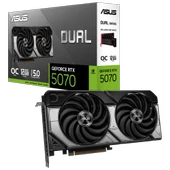 ASUS DUAL RTX5070-O12G, 12Gb, 192Bit, GDDR7, 1xHDMI, 3xDP GAMING Ekran Kartı - 1