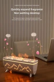 EXENAR Hava Nemlendirici ve Yağ Difüzörü - Aromaterapi Makinesi - 3 Renk Led Işık thumbnail 5