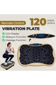Glr 560 Dijital Ekranlı Kumandalı Titreşim Masaj Platformu | Bluetooth Müzik Özellikli Egzersiz Aleti - 3