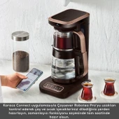 Karaca Çaysever Robotea Pro Connect 4 in 1 Konuşan Cam Çay Makinesi Walnut Brown - 3