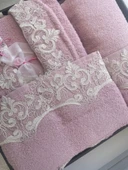 ANNA KARİNA 3 PARÇA BORNAZ SETİ PUDRA - 2