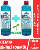 Gemix Sihirli Formül Mavi Su Fayans Derz Duşakabin Temizleyici 1000 ml 2 Adet - 1
