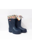 renkli çiçekler Çocuk Çizme Erkek Yağmur Çizmesi thumbnail 1