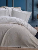 Bella Home Aren 7 Parça Yatak Örtüsü Seti Cappiccino - 1