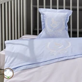 LaFiny- Lucky Colt Bebek Nevresim Takımı %100 Pamuk Nevresim, Çarşaf, 2xyastık Kılıfı Mavi - 2