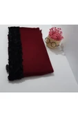 renkli çiçekler Kırmızı Renk Kadın Şal thumbnail 7